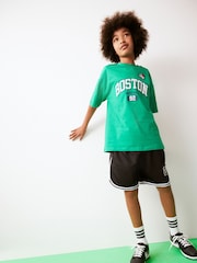 Green Varsity 100% Cotton Short Sleeve Graphic T-Shirt (3-16yrs) - Image 2 of 7