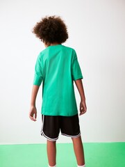 Green Varsity 100% Cotton Short Sleeve Graphic T-Shirt (3-16yrs) - Image 4 of 7