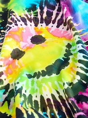 Multi Tie Dye All-Over Print Short Sleeves 100% Cotton T-Shirt (3-16yrs) - Image 3 of 3