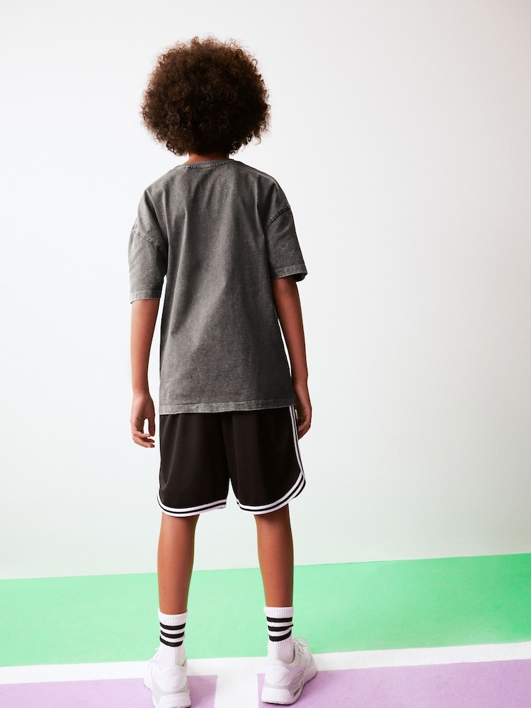 Grey Relaxed Fit Short Sleeve Graphic T-Shirt (3-16yrs) - Image 3 of 6