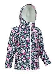 Mountain Warehouse Multi Colour Exodus II Kids Printed Water Resistant Softshell Jacket - Image 2 of 5
