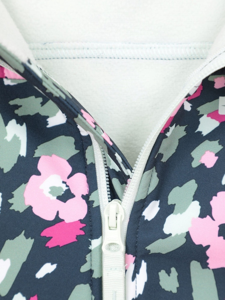 Mountain Warehouse Multi Colour Exodus II Kids Printed Water Resistant Softshell Jacket - Image 5 of 5