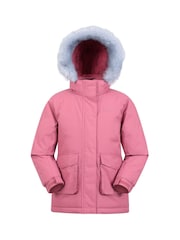 Mountain Warehouse Pink Kids Ranger Plain Water Resistant Jacket - Image 3 of 5