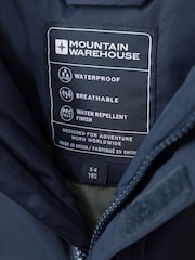 Mountain Warehouse Blue Kids Ranger Plain Water Resistant Jacket - Image 6 of 6