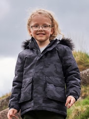 Mountain Warehouse Green Ranger Printed Kids Water Resistant Jacket - Image 1 of 6