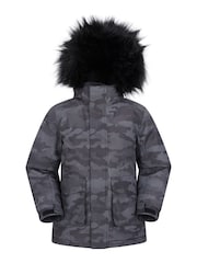 Mountain Warehouse Green Ranger Printed Kids Water Resistant Jacket - Image 2 of 6