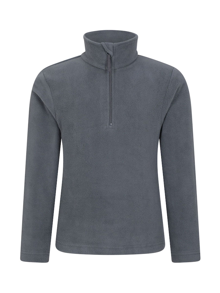 Mountain Warehouse Grey Camber II Kids Half Zip Fleece - Image 1 of 5