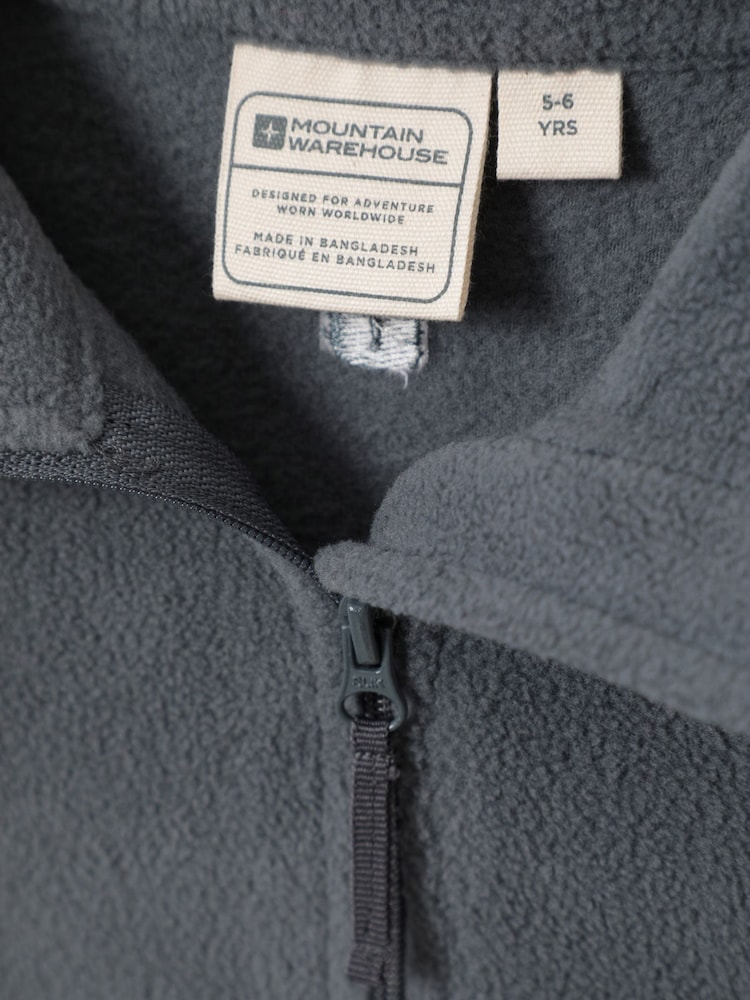 Mountain Warehouse Grey Camber II Kids Half Zip Fleece - Image 5 of 5