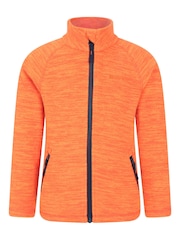 Mountain Warehouse Orange Snowdonia II Kids Full Zip Fleece - Image 2 of 5