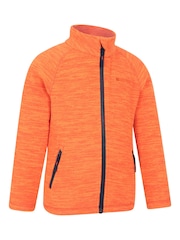 Mountain Warehouse Orange Snowdonia II Kids Full Zip Fleece - Image 3 of 5