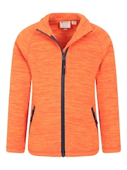 Mountain Warehouse Orange Snowdonia II Kids Full Zip Fleece - Image 4 of 5
