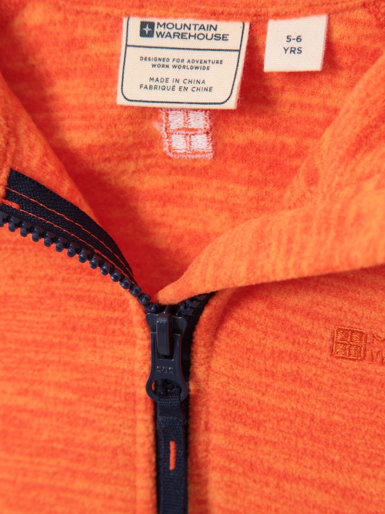 Mountain Warehouse Orange Snowdonia II Kids Full Zip Fleece - Image 5 of 5