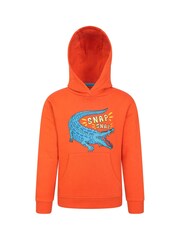 Sweat à capuche Mountain Warehouse Snappy Croco 100% coton enfant - Image 1 of 5