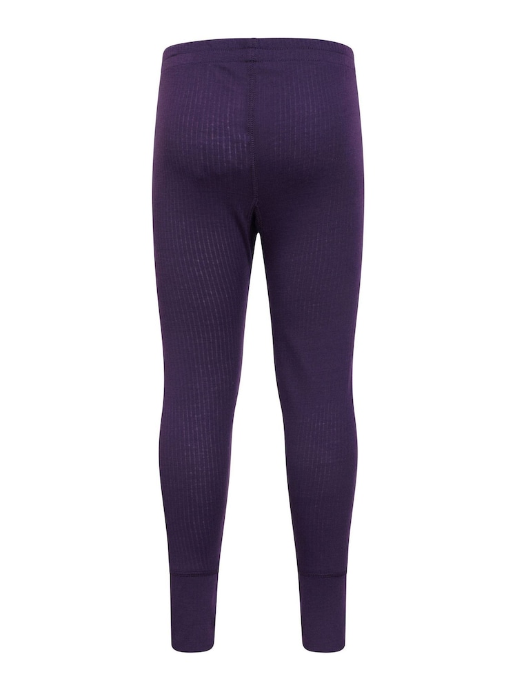 Mountain Warehouse Purple Talus Kids Thermal Trousers - Image 2 of 5