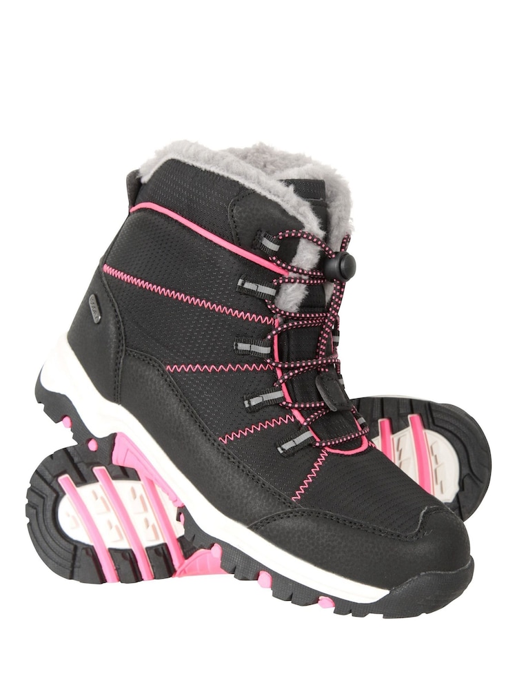 Mountain Warehouse Black Kids Comet Waterproof Snow Boots - Image 1 of 7