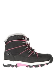 Mountain Warehouse Black Kids Comet Waterproof Snow Boots - Image 2 of 7