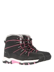Mountain Warehouse Black Kids Comet Waterproof Snow Boots - Image 4 of 7