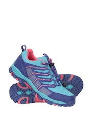 Mountain Warehouse Blue Kids Bolt Active Waterproof Shoes - Image 1 of 5