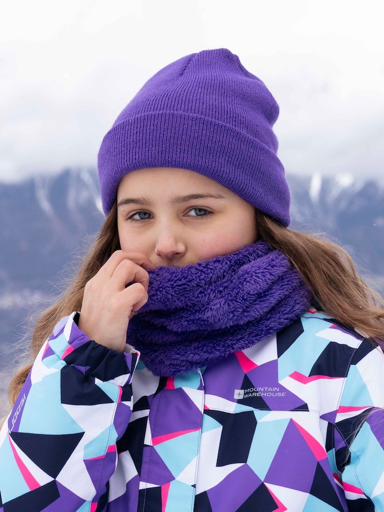 Mountain Warehouse Purple Kids Winter Accessories Set - Image 1 of 4