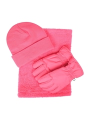 Mountain Warehouse Pink Kids Winter Accessories Set - Image 1 of 4