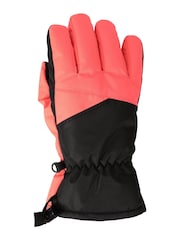 Mountain Warehouse Red Extreme Kids Waterproof Fleece Lined Ski Gloves - Image 3 of 6