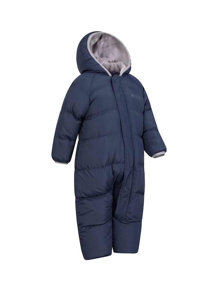 Mountain Warehouse Blue Frosty Toddler Fleece Lined Padded Suit - Image 5 of 6