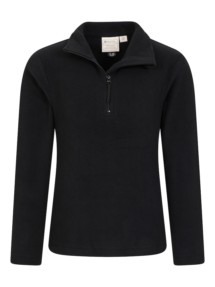 Mountain Warehouse Black Camber II Kids Half Zip Fleece - Image 2 of 5