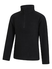 Mountain Warehouse Black Camber II Kids Half Zip Fleece - Image 3 of 5