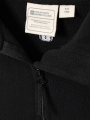 Mountain Warehouse Black Camber II Kids Half Zip Fleece - Image 5 of 5