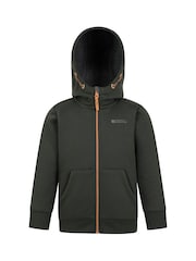 Mountain Warehouse Green Kids Nordic II Sherpa Lined Full Zip Hoodie - Image 1 of 5
