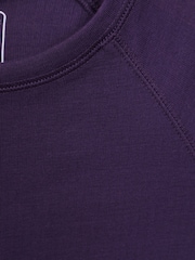 Mountain Warehouse Purple Talus Kids Round Neck Thermal Top - Image 5 of 5