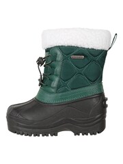 Mountain Warehouse Green Arctic Junior Waterproof Fleece Lined Adaptive Snow Boots - Image 2 of 6
