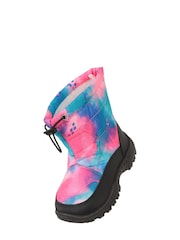 Mountain Warehouse Pink Toddler Caribou Printed Adaptive Snow Boots - Image 4 of 6