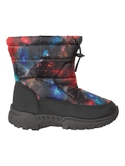 Mountain Warehouse Black Dark Toddler Caribou Printed Adaptive Snow Boots - Image 1 of 6