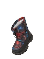Mountain Warehouse Black Dark Toddler Caribou Printed Adaptive Snow Boots - Image 4 of 6