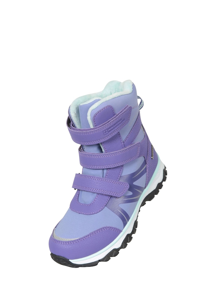 Mountain Warehouse Purple Kids Slope Softshell Snow Boots - Image 4 of 6