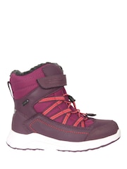 Mountain Warehouse Pink Kids Denver Waterproof Sherpa Lined Snow Boots - Image 1 of 6
