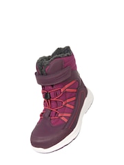 Mountain Warehouse Pink Kids Denver Waterproof Sherpa Lined Snow Boots - Image 4 of 6