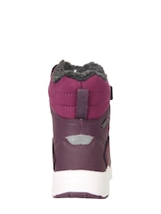 Mountain Warehouse Pink Kids Denver Waterproof Sherpa Lined Snow Boots - Image 5 of 6