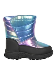 Mountain Warehouse Pink Caribou Toddler Sherpa Lined Adaptive Snow Boots - Image 1 of 4