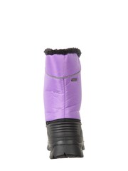 Mountain Warehouse Purple/Black Kids Whistler Sherpa Lined Snow Boots - Image 4 of 5