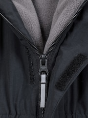 Mountain Warehouse Black Cloud Kids All In One Waterproof Fleece Lined Snowsuit - Image 5 of 6