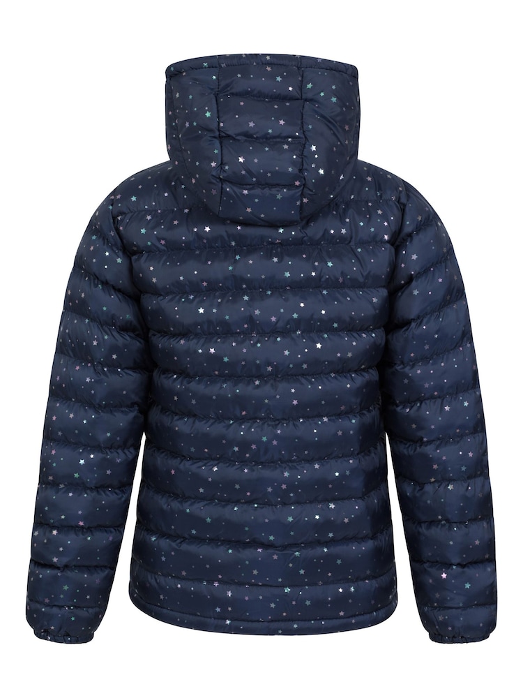 Mountain Warehouse Blue Seasons Kids Printed Water-Resistant Padded Jacket - Image 2 of 5