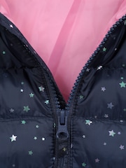 Mountain Warehouse Blue Seasons Kids Printed Water-Resistant Padded Jacket - Image 5 of 5