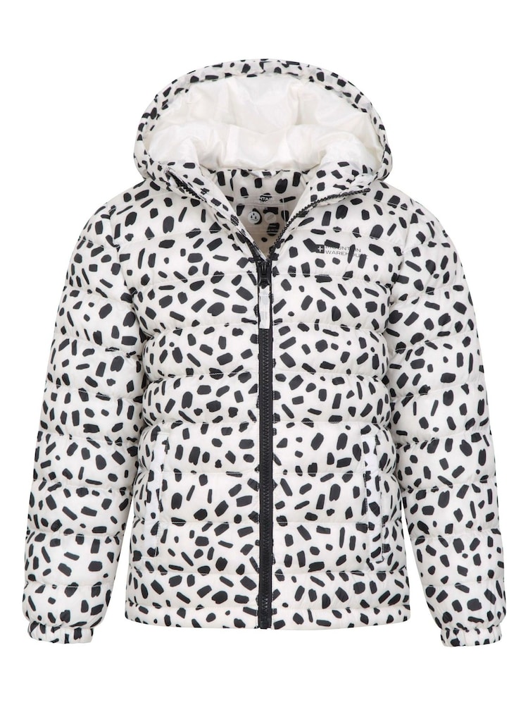 Mountain Warehouse Black Kids Seasons Printed Water Resistant Padded Jacket - Image 1 of 6
