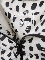 Mountain Warehouse Black Kids Seasons Printed Water Resistant Padded Jacket - Image 6 of 6