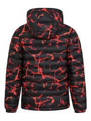 Mountain Warehouse LIGHT Blue Kids Seasons Printed Water Resistant Padded Jacket - Image 2 of 5