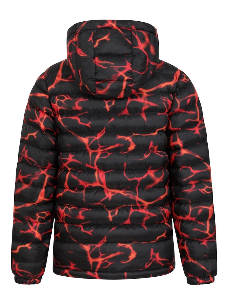 Mountain Warehouse LIGHT Blue Kids Seasons Printed Water Resistant Padded Jacket - Image 2 of 5