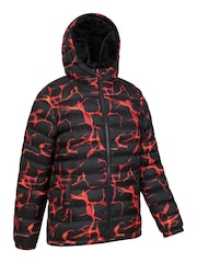 Mountain Warehouse LIGHT Blue Kids Seasons Printed Water Resistant Padded Jacket - Image 3 of 5