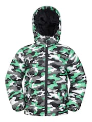 Mountain Warehouse Green Kids Seasons Printed Water Resistant Padded Jacket - Image 2 of 5